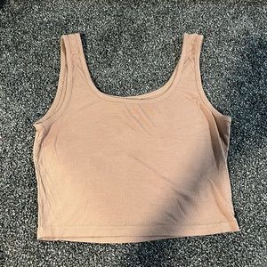 shein cropped tank top, size M